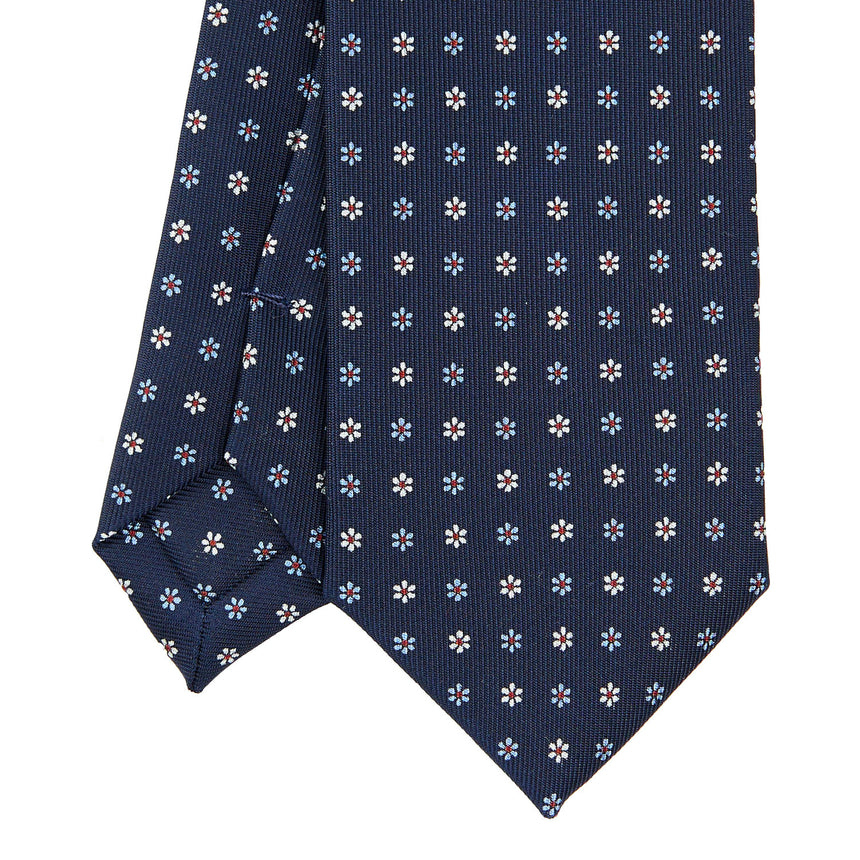 DARK BLUE SARTORIAL 7 CM SILK TIE