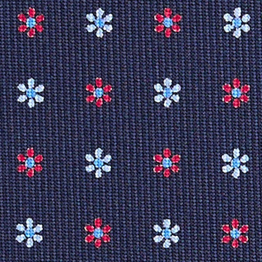 DARK BLUE SARTORIAL 7 CM SILK TIE