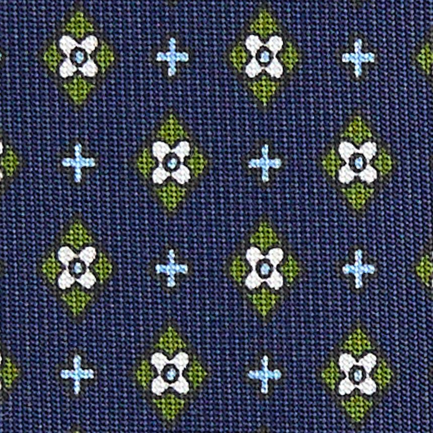 DARK BLUE SARTORIAL 7 CM SILK TIE