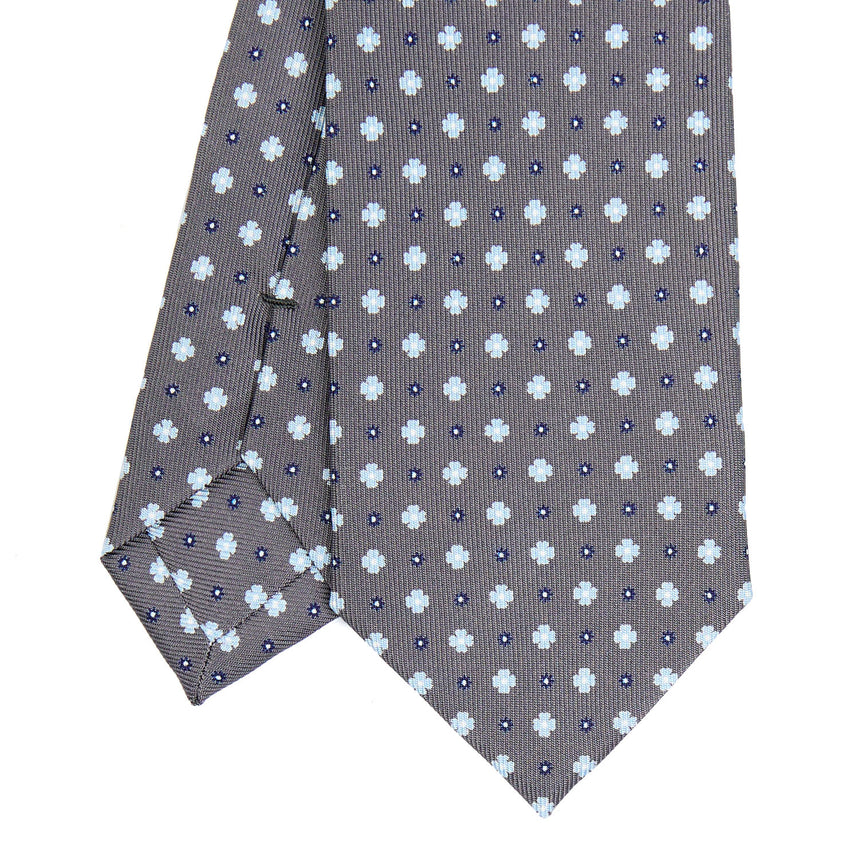 DARK GREY SARTORIAL 7 CM SILK TIE