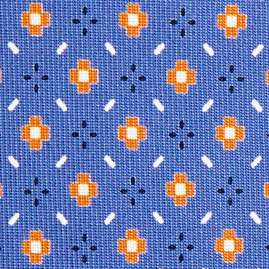 CRAVATTA SARTORIALE 7 CM IN SETA AZZURRO POLVERE