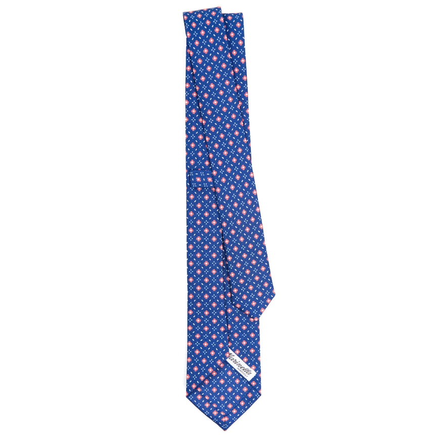 BLUE SARTORIAL 7 CM SILK TIE