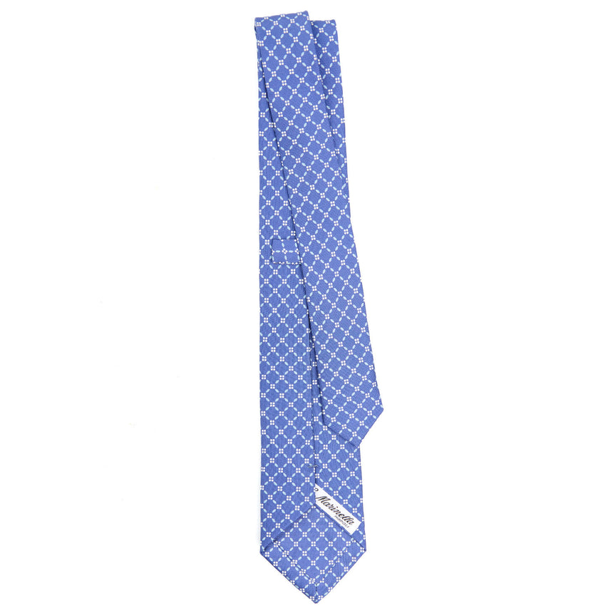 CRAVATTA SARTORIALE 7 CM IN SETA AZZURRO POLVERE