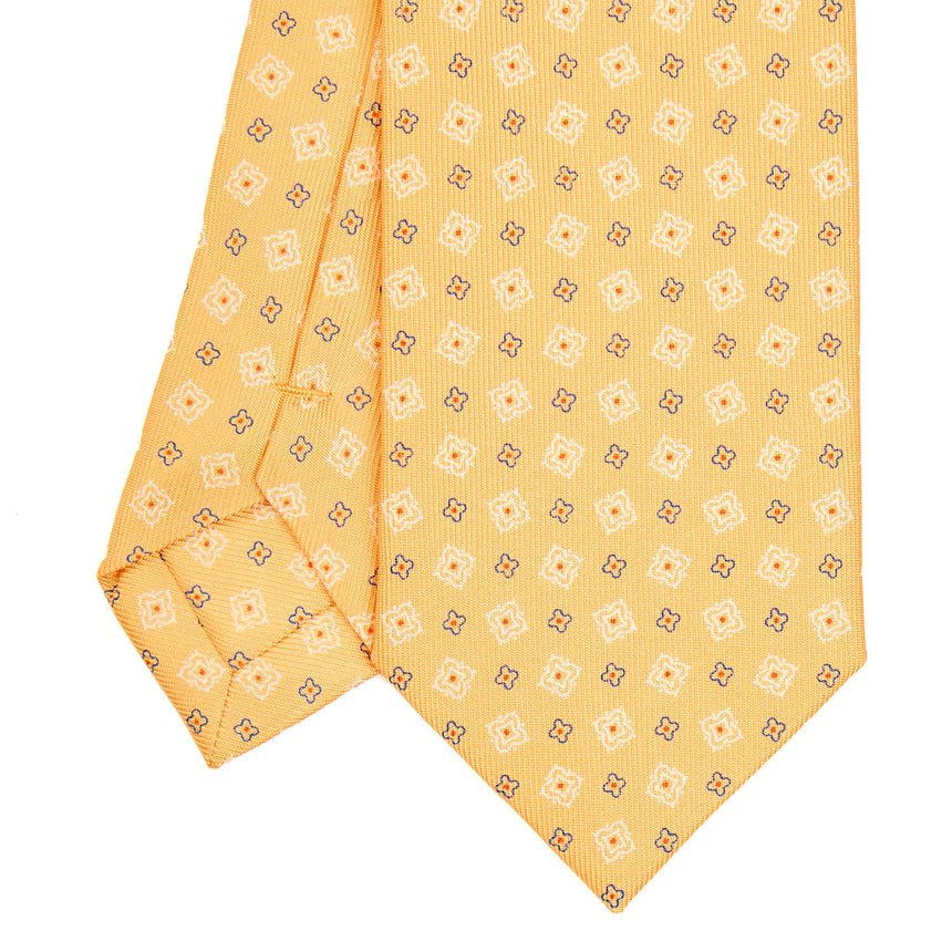 YELLOW SARTORIAL 7 CM SILK TIE