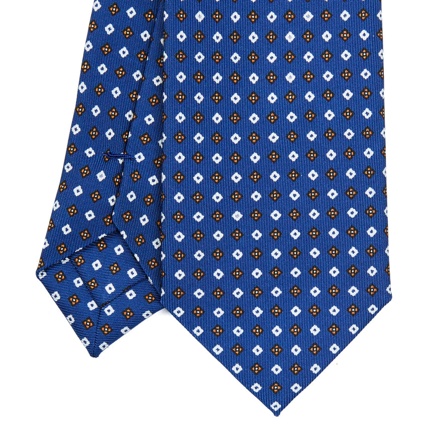 BLUE SARTORIAL 7 CM SILK TIE
