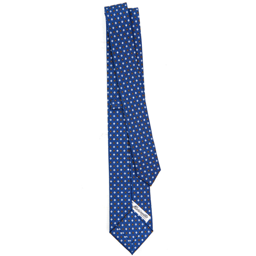 BLUE SARTORIAL 7 CM SILK TIE