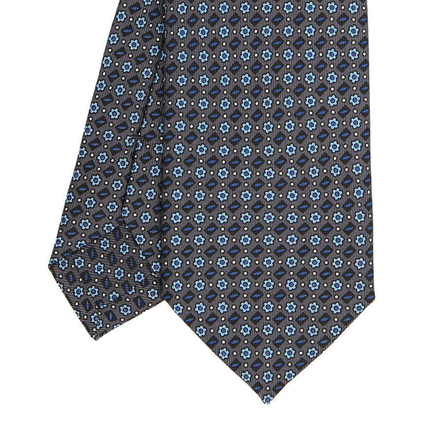 DARK GREY SARTORIAL 7 CM SILK TIE