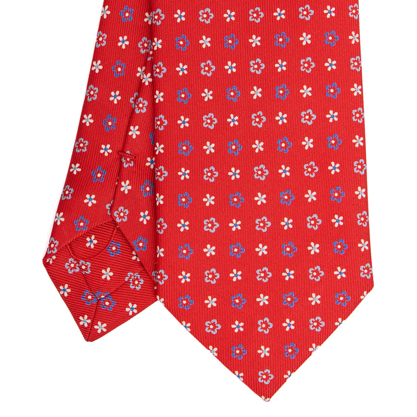 CRAVATTA SARTORIALE 7 CM IN SETA ROSSA