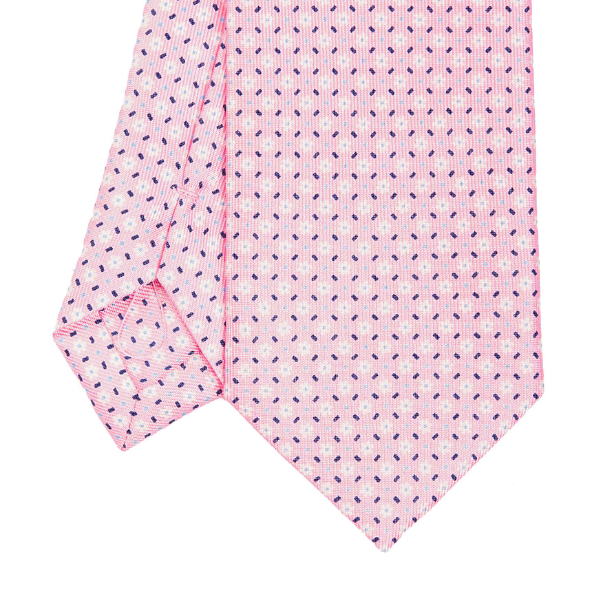 PINK SARTORIAL 7 CM SILK TIE