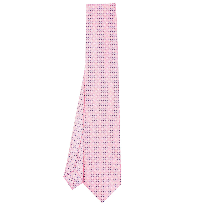 PINK SARTORIAL 7 CM SILK TIE