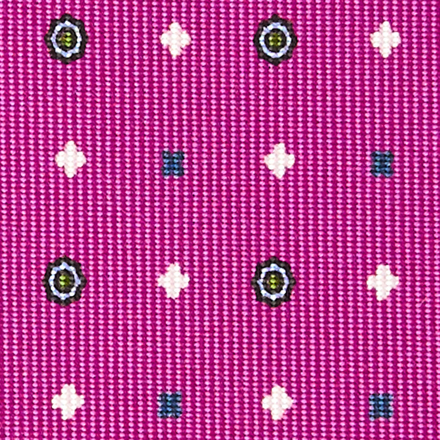 FUCHSIA SARTORIAL 7 CM SILK TIE
