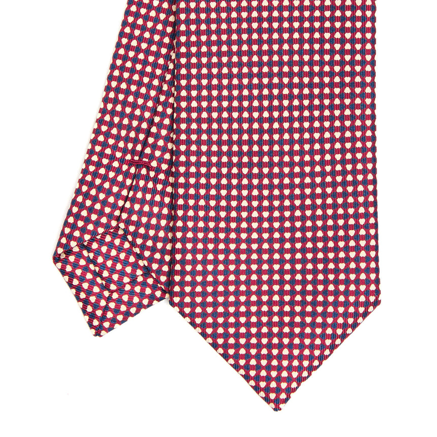 BURGUNDY SARTORIAL 7 CM SILK TIE