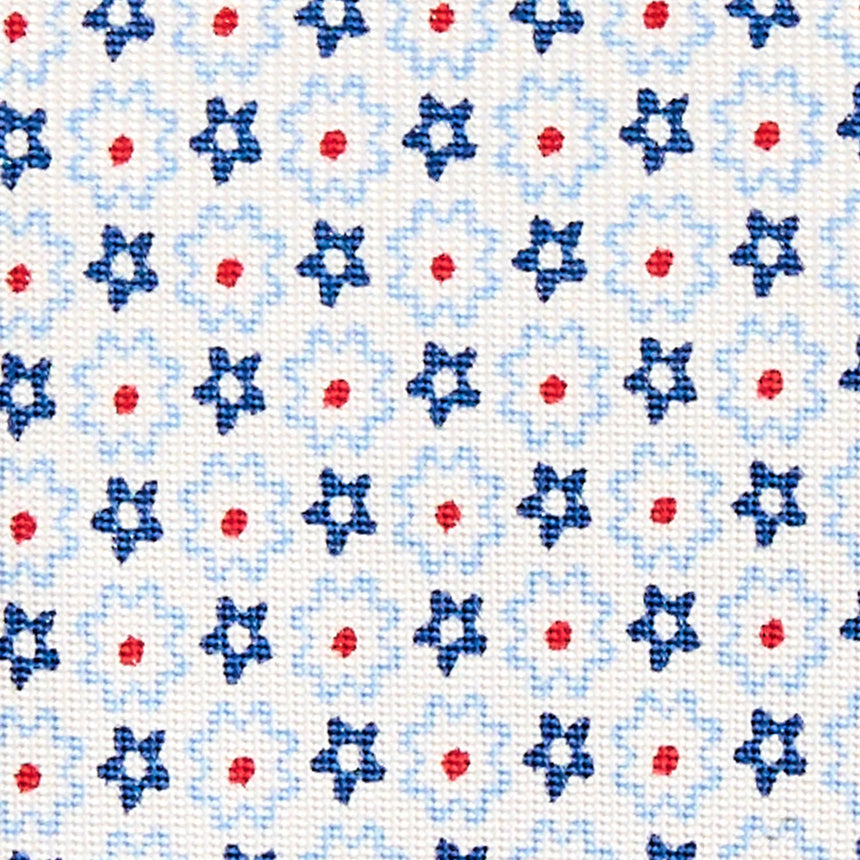 WHITE SARTORIAL 7 CM SILK TIE