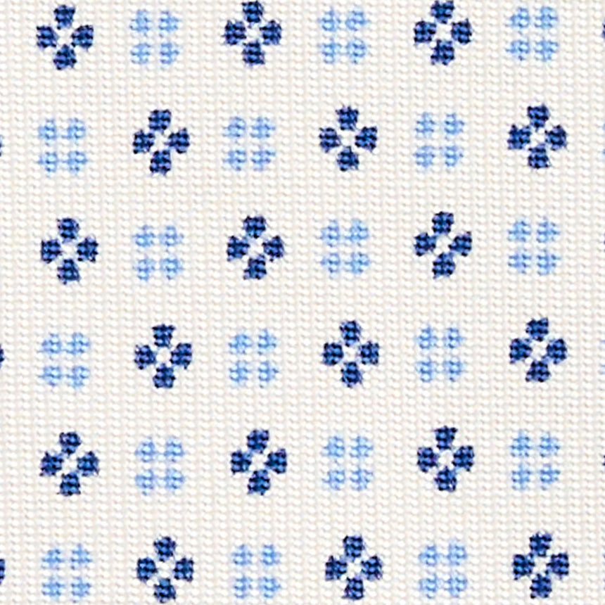 WHITE SARTORIAL 7 CM SILK TIE