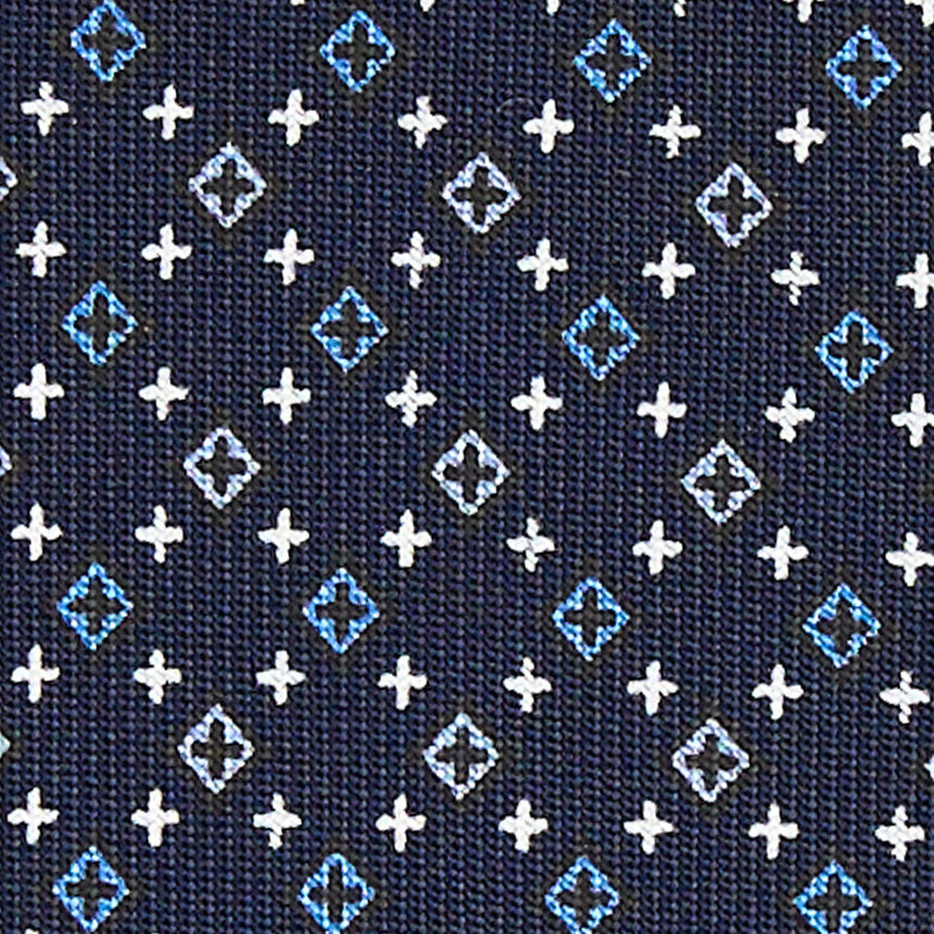 DARK BLUE SARTORIAL 7 CM SILK TIE