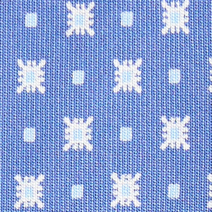 CRAVATTA SARTORIALE 7 CM IN SETA AZZURRO POLVERE