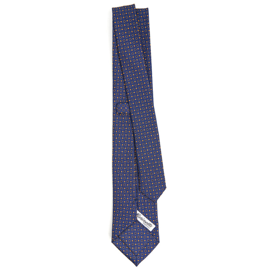 BLUE SARTORIAL 7 CM SILK TIE