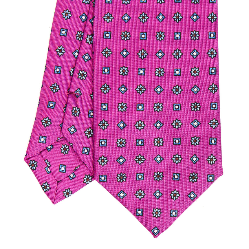 FUCSIA SARTORIAL 7 CM SILK TIE