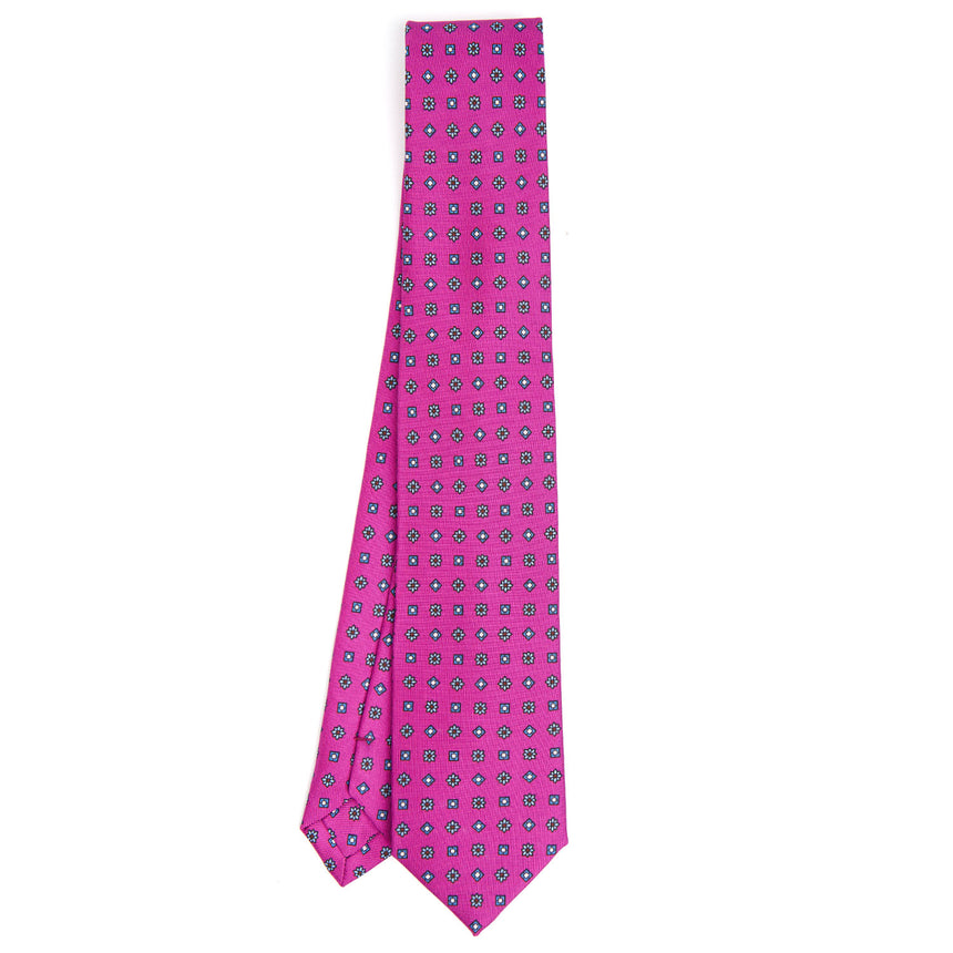 FUCSIA SARTORIAL 7 CM SILK TIE