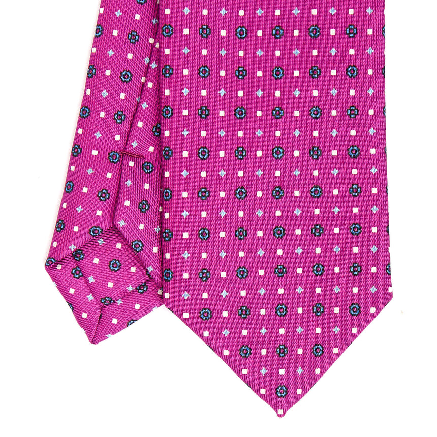 FUCSIA SARTORIAL 7 CM SILK TIE
