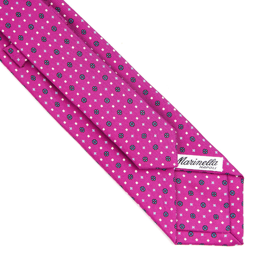 FUCSIA SARTORIAL 7 CM SILK TIE