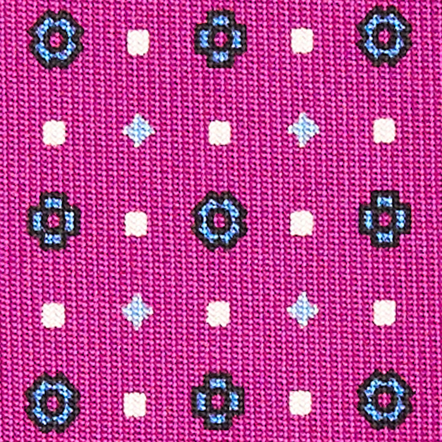 FUCSIA SARTORIAL 7 CM SILK TIE
