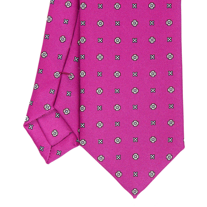 FUCSIA SARTORIAL 7 CM SILK TIE