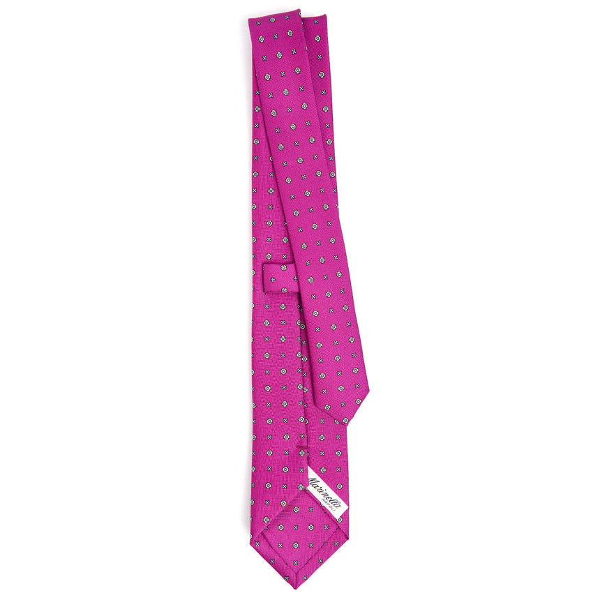 FUCSIA SARTORIAL 7 CM SILK TIE