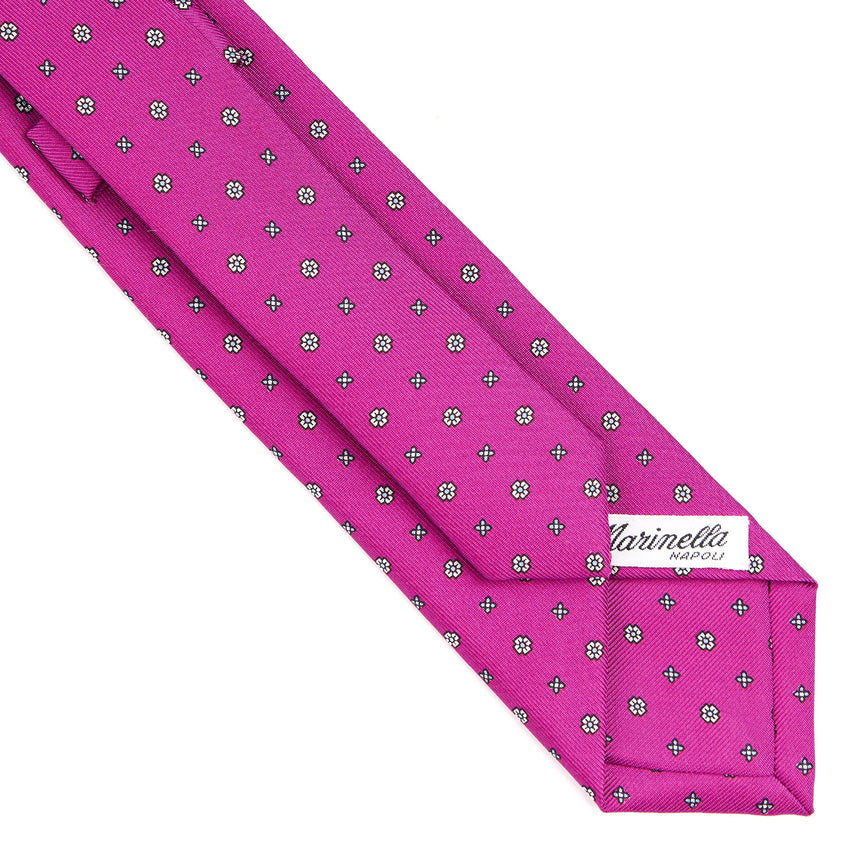 FUCSIA SARTORIAL 7 CM SILK TIE