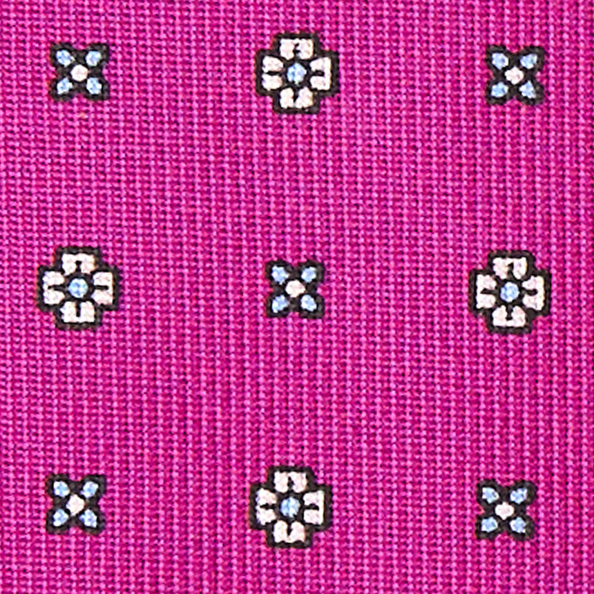 FUCSIA SARTORIAL 7 CM SILK TIE