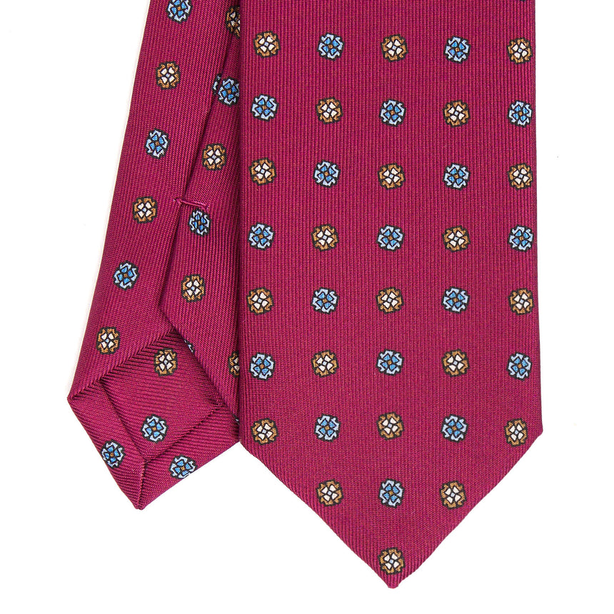 FUCSIA SARTORIAL 7 CM SILK TIE