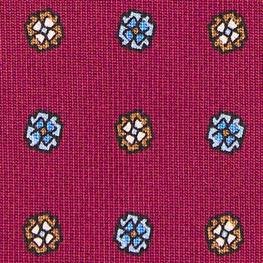 FUCSIA SARTORIAL 7 CM SILK TIE