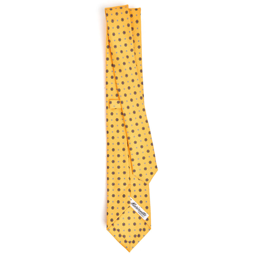 YELLOW SARTORIAL 7 CM SILK TIE