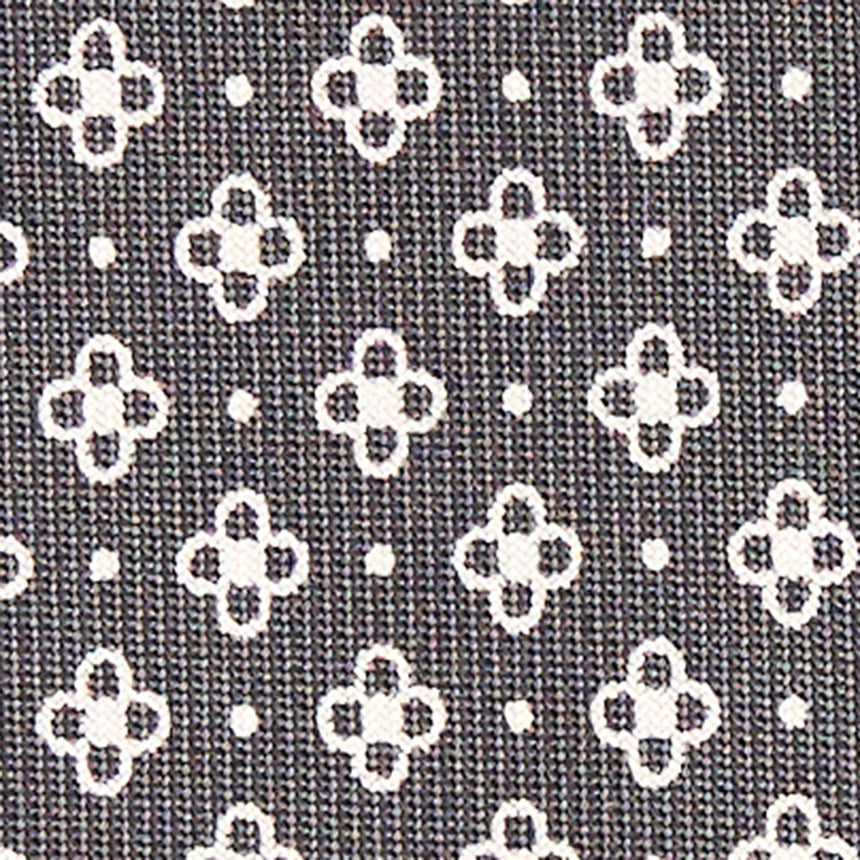 CRAVATTA SARTORIALE 7 CM IN SETA GRIGIO SCURO