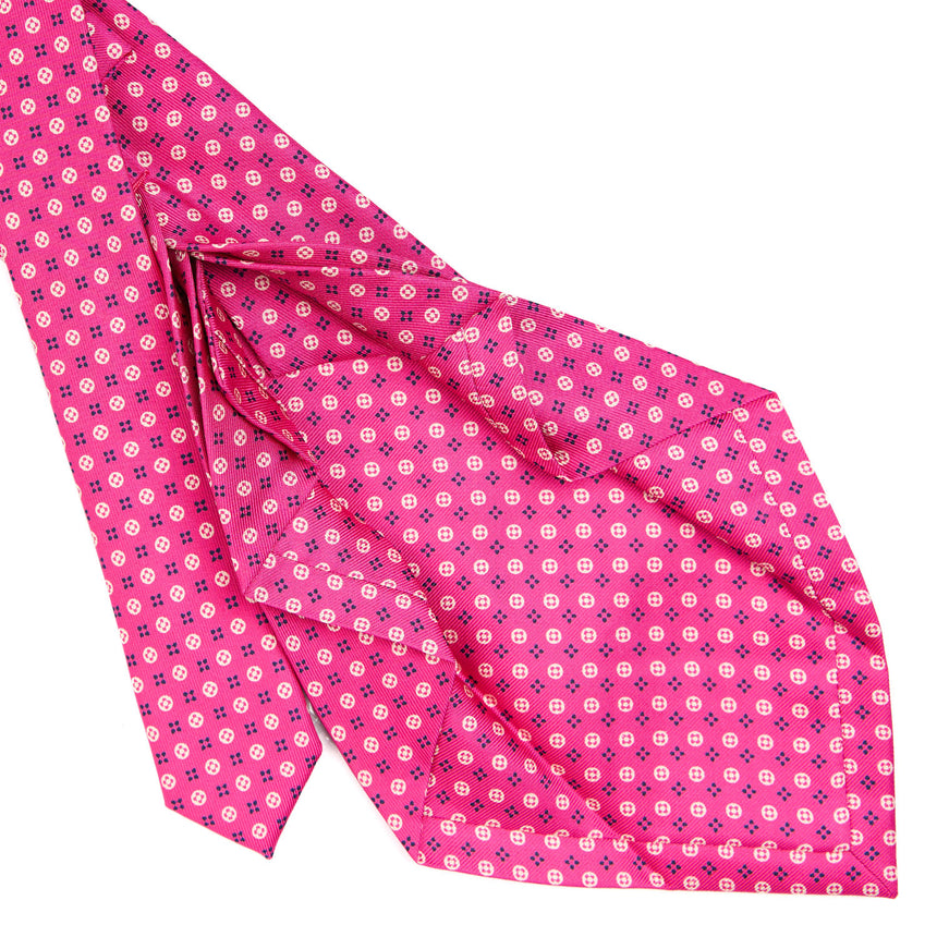 FUCSIA 7 FOLD SARTORIAL SILK TIE