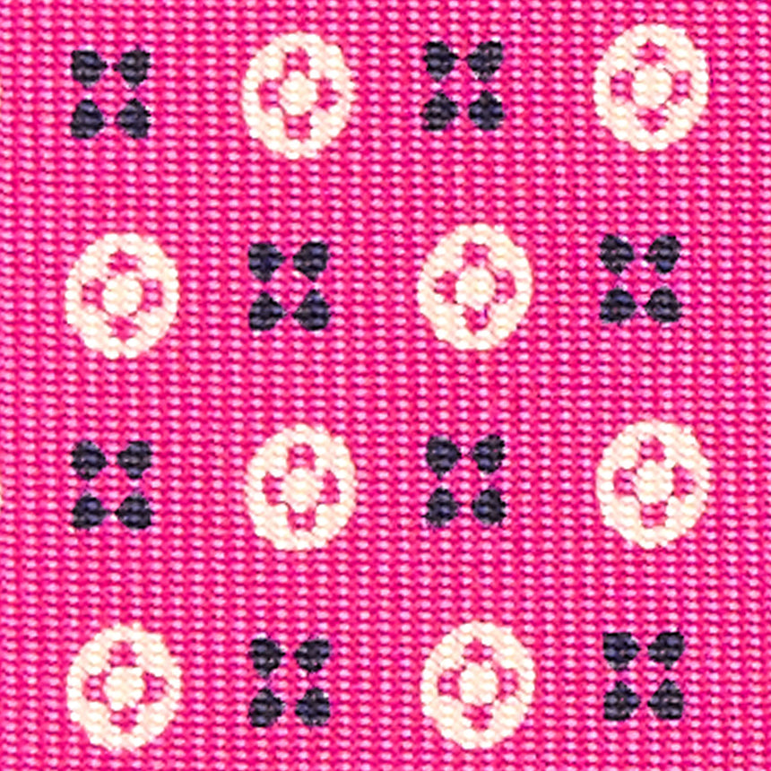 FUCSIA 7 FOLD SARTORIAL SILK TIE