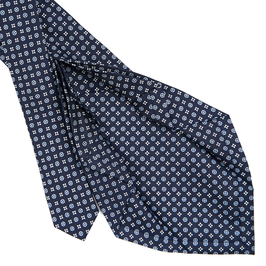 DARK BLUE 7 FOLD SARTORIAL SILK TIE