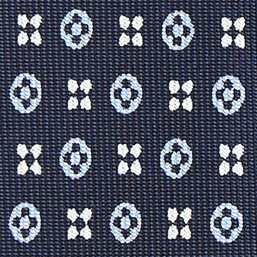 DARK BLUE 7 FOLD SARTORIAL SILK TIE