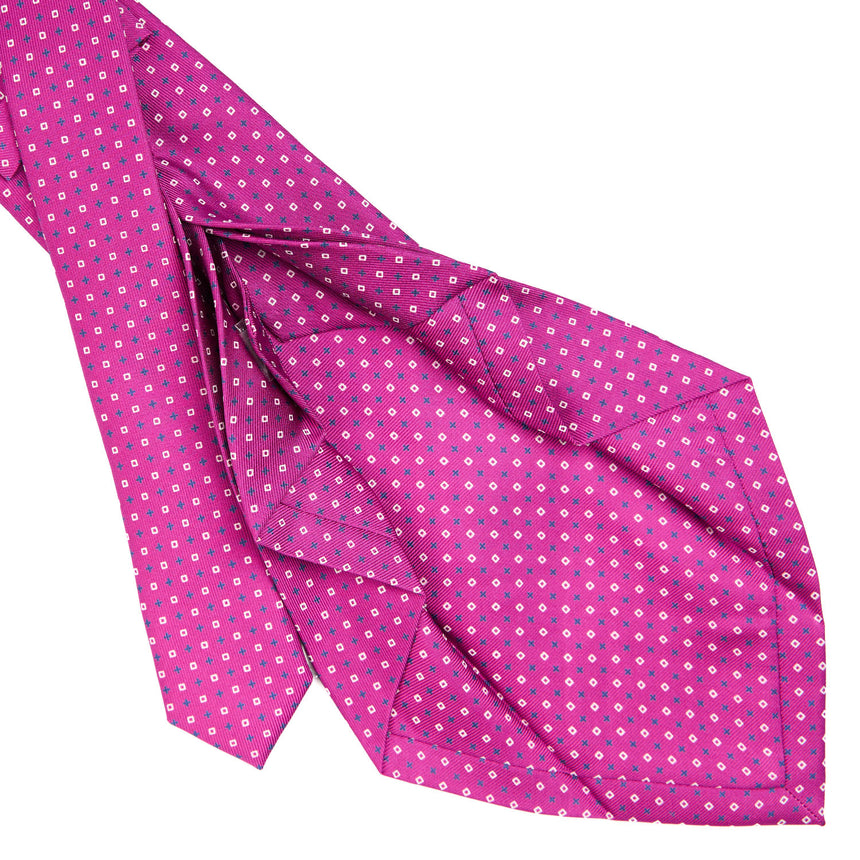 FUCSIA 7 FOLD SARTORIAL SILK TIE