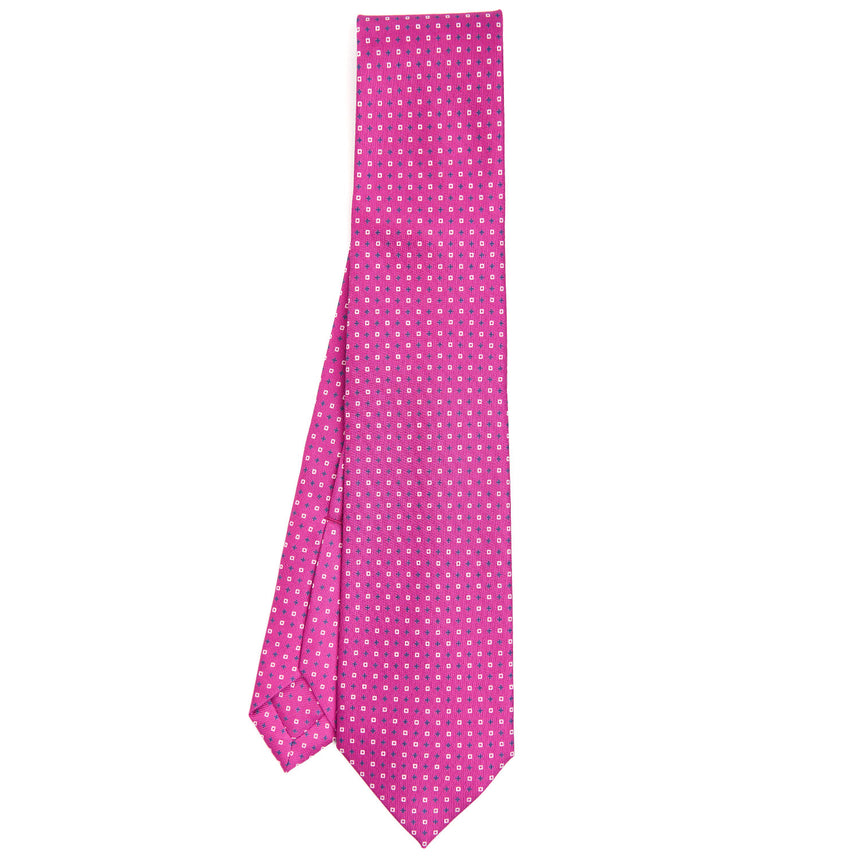 FUCSIA 7 FOLD SARTORIAL SILK TIE