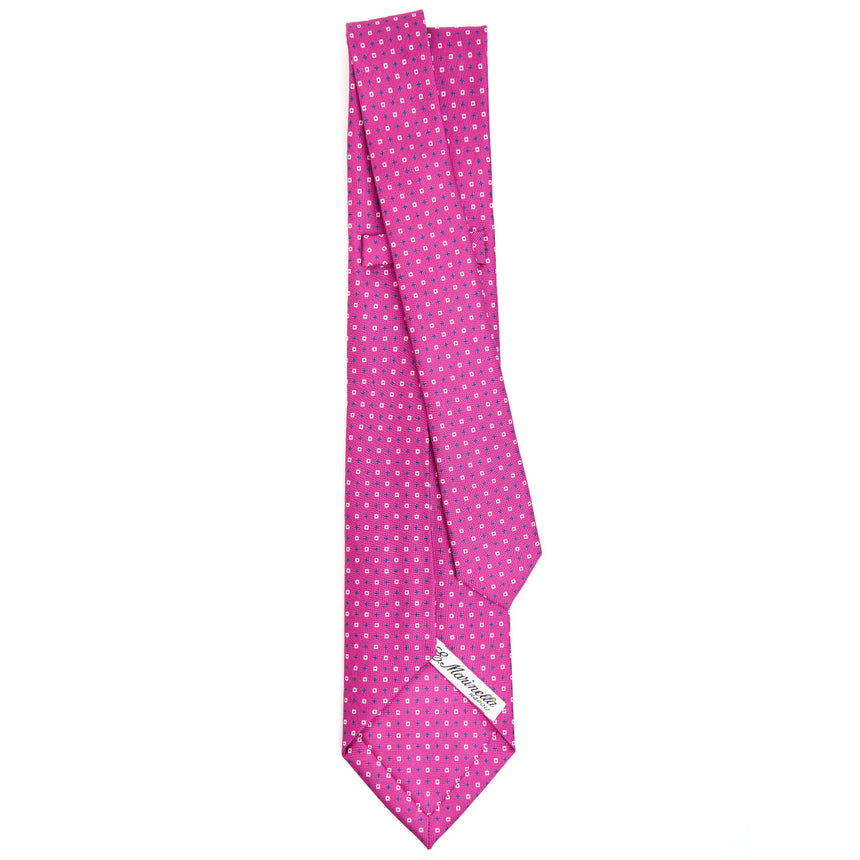 FUCSIA 7 FOLD SARTORIAL SILK TIE