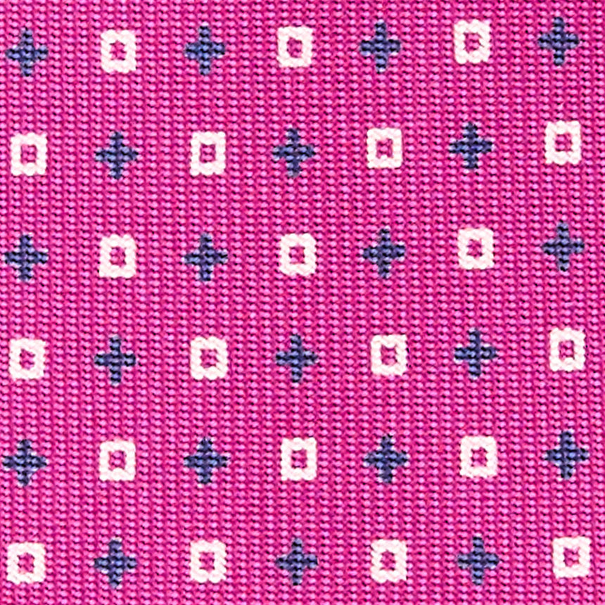 FUCSIA 7 FOLD SARTORIAL SILK TIE