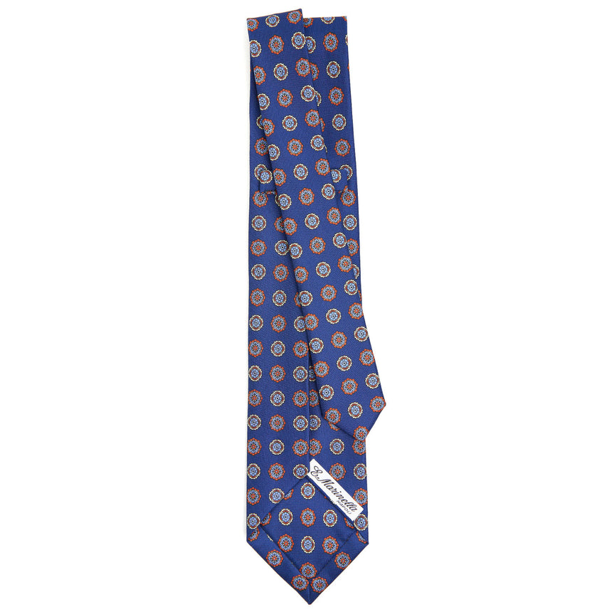 BLUE 7 FOLD SARTORIAL SILK TIE