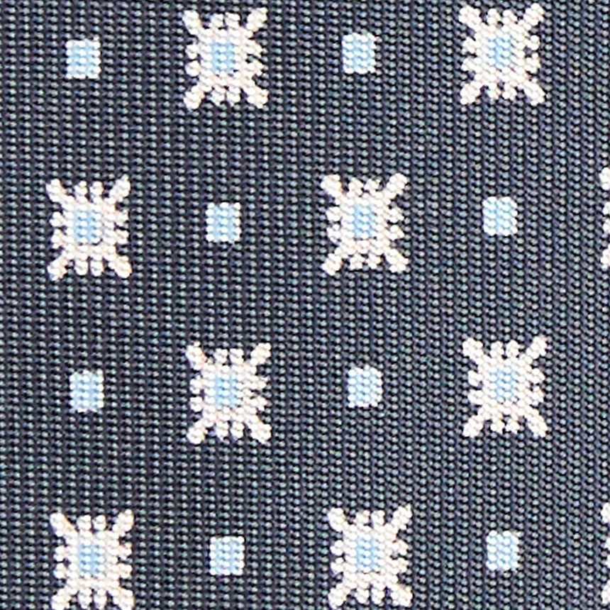 DARK GREY 7 FOLD SARTORIAL SILK TIE