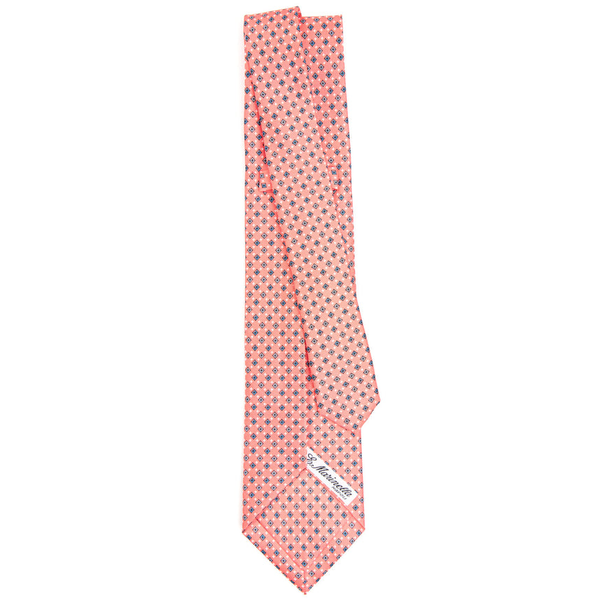 ORANGE 7 FOLD SARTORIAL SILK TIE