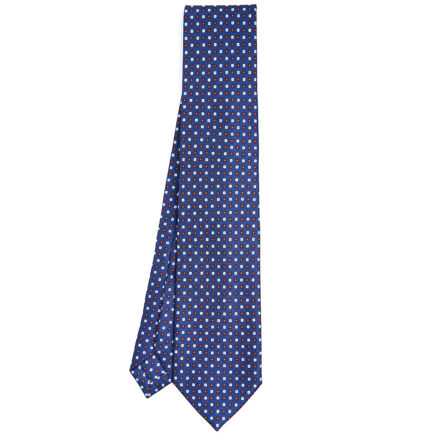 BLUE 7 FOLD SARTORIAL SILK TIE