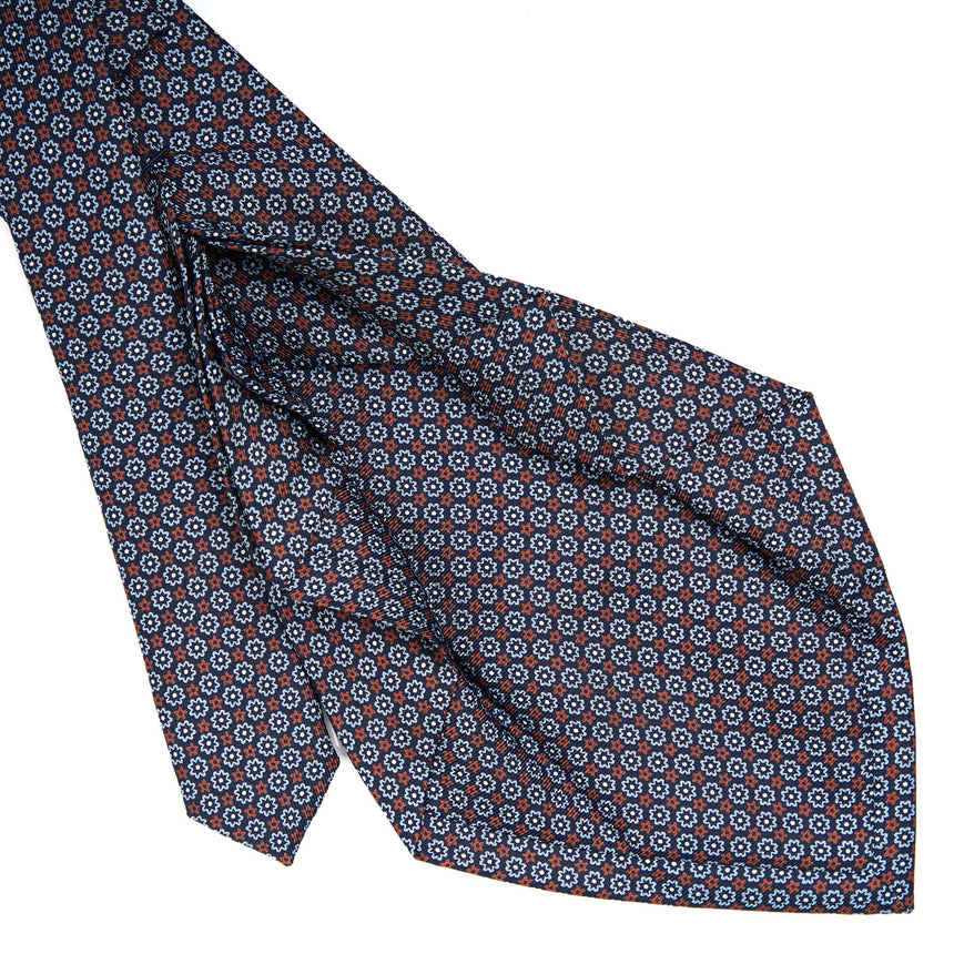 DARK BLUE7 FOLD SARTORIAL SILK TIE