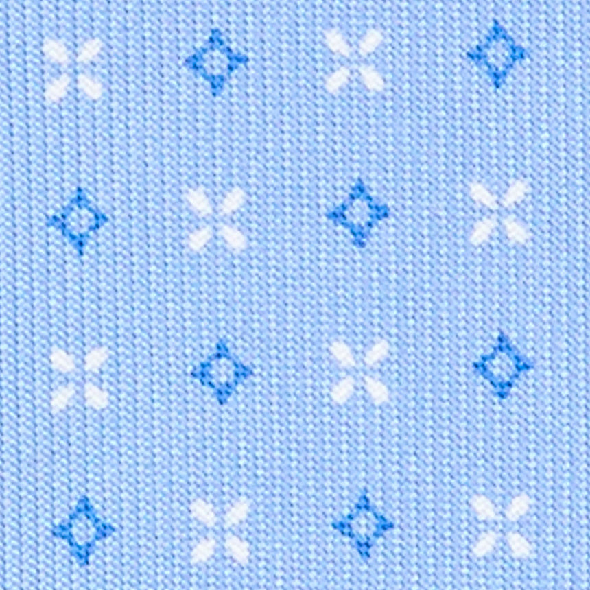 LIGHT BLUE 7 FOLD SARTORIAL SILK TIE