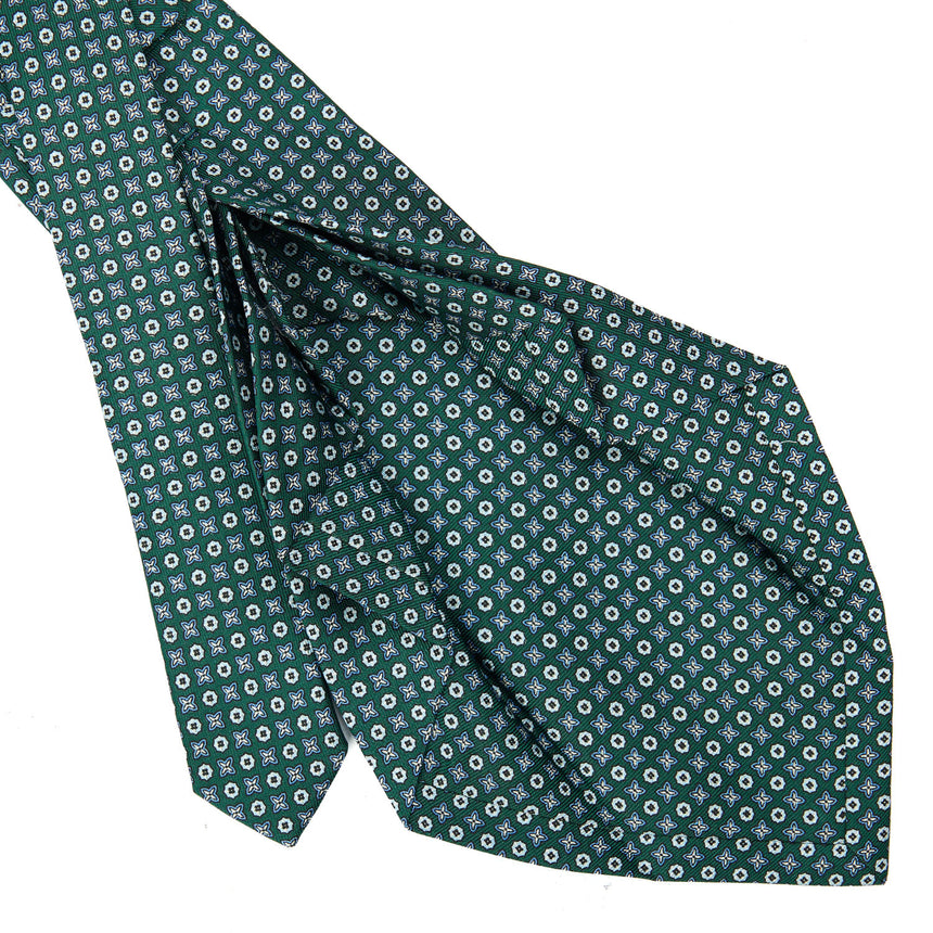 DARK GREEN 7 FOLD SARTORIAL SILK TIE