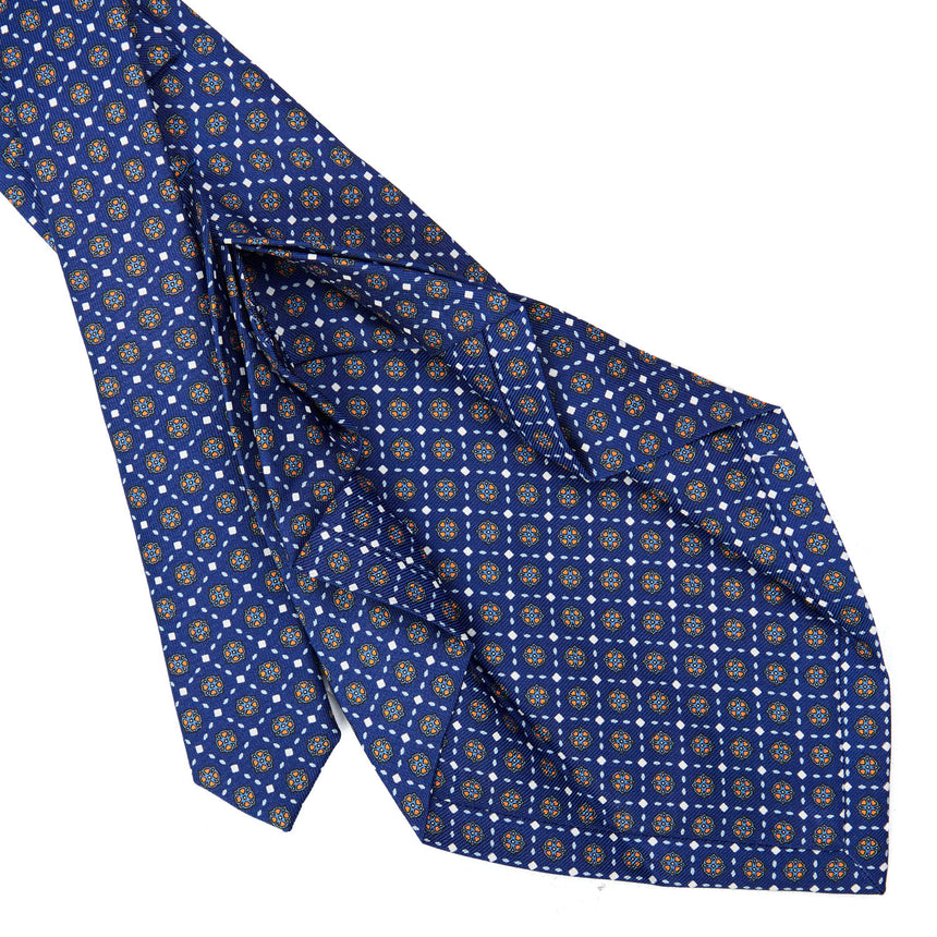 BLUE 7 FOLD SARTORIAL SILK TIE
